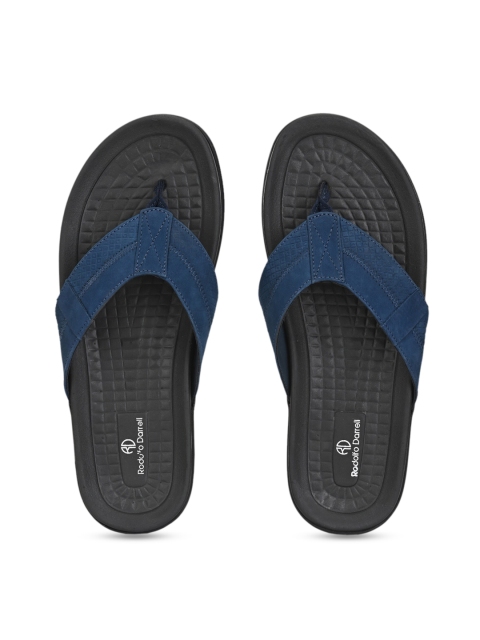 

Rodolfo Darrell Men Blue Leather Sandals