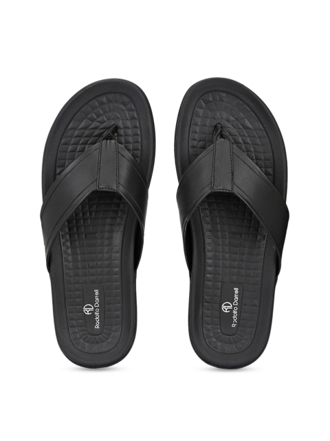 

Rodolfo Darrell Men Black Leather Sandals