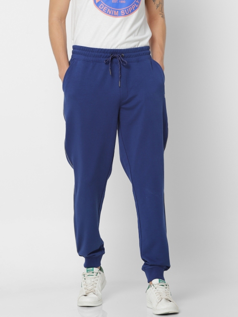

Jack & Jones Men Blue Solid Joggers