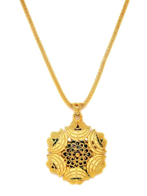

ZeroKaata Gold-Plated Handcrafted Statement Necklace