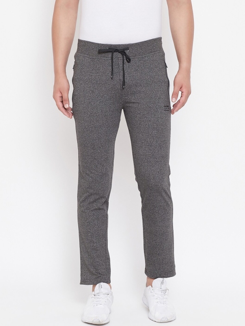 

Okane Men Grey Solid Track Pants