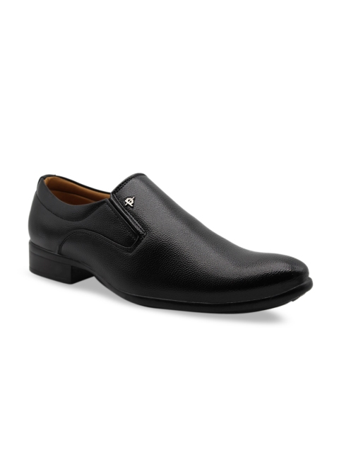 

Provogue Men Black Solid Formal Slip-Ons