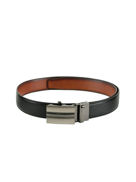 

WINSOME DEAL Men Black & Brown Solid Reversible Belt