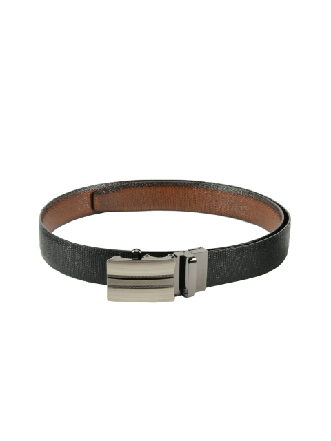 

WINSOME DEAL Men Black & Brown Solid Reversible Belt