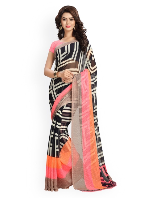 

Vaamsi Multicoloured Chiffon Printed Saree, Multi