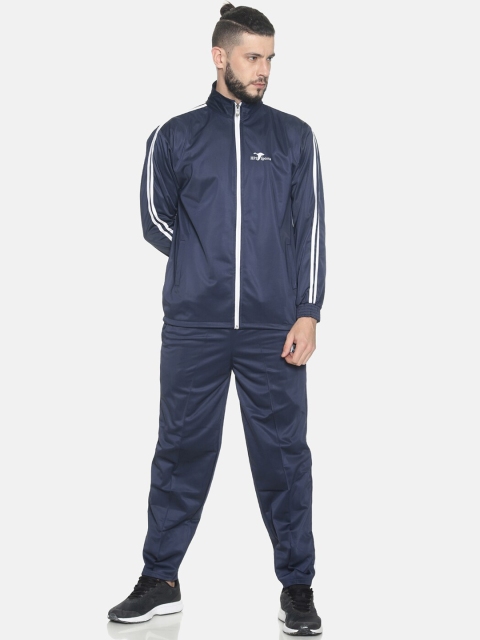 

HPS Sports Men Blue Solid Tracksuit