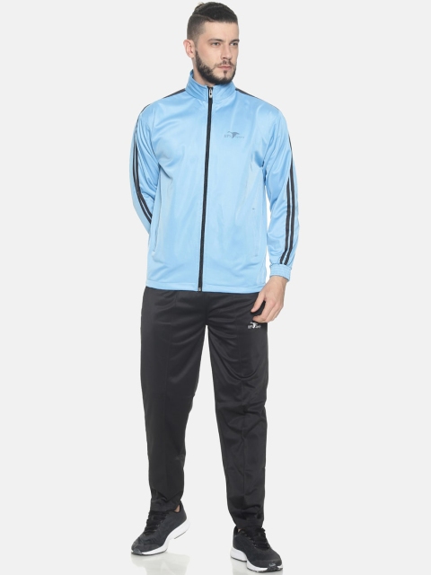 

HPS Sports Men Blue & Black Solid Tracksuit