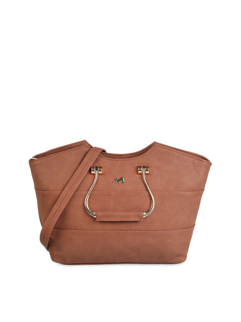 

Metro Tan Brown Solid Hobo Bag