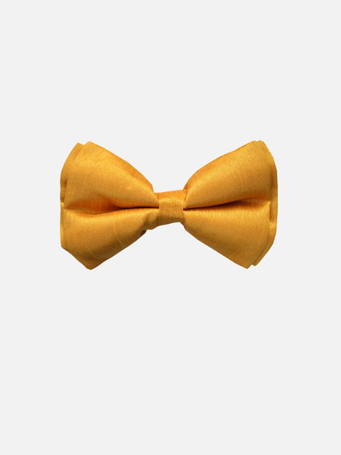 

LANA PAWS Mustard Yellow Solid Silk Dog Bow Tie