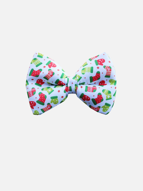 

LANA PAWS Multicoloured Christmas Stockings Print Dog Bow Tie, Multi