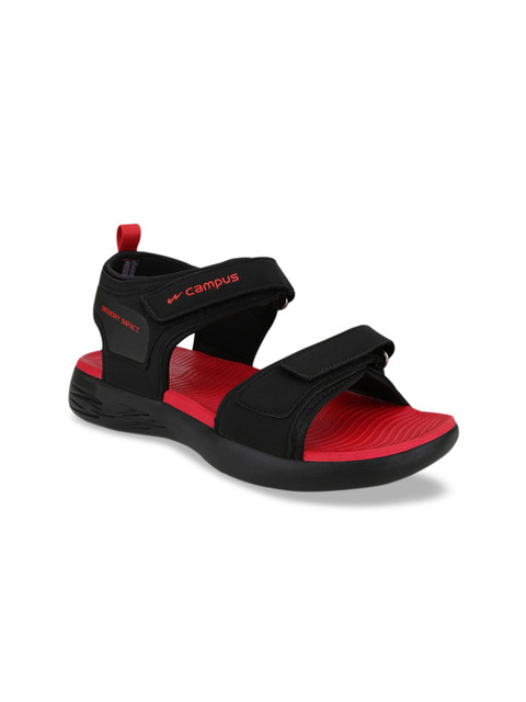 

Campus Women Black Solid Open Toe Flats