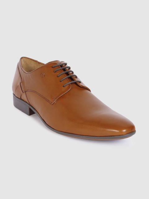 

Arrow Men Tan Brown Solid LONGS 2.0 Leather Formal Derbys