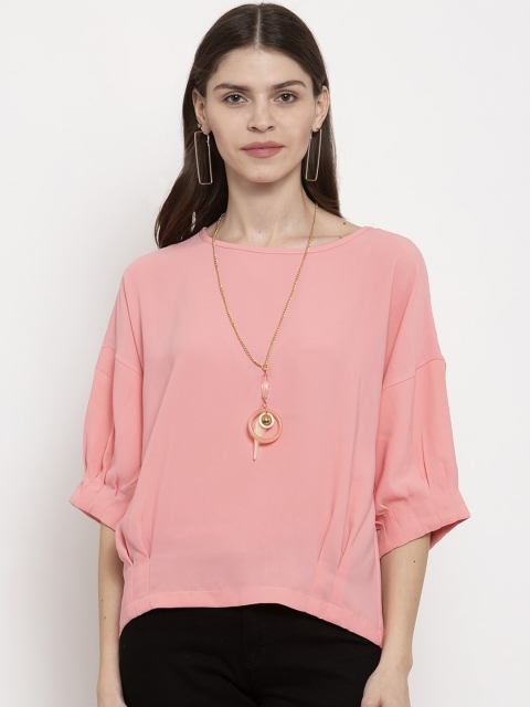

Global Republic Women Pink Solid Top