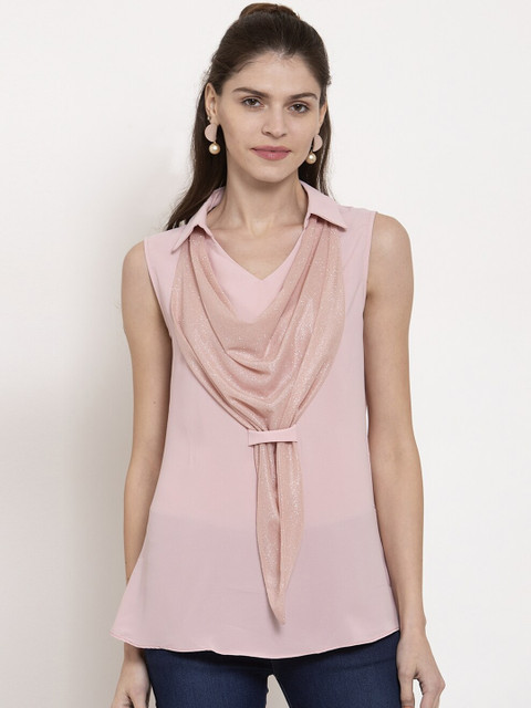 

Global Republic Women Pink Solid Top