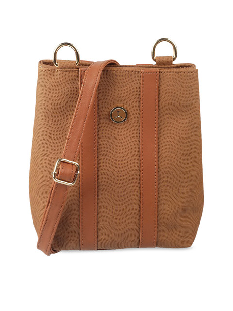 

Mochi Tan Solid Sling Bag