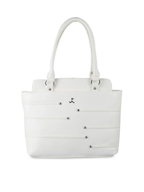 

Mochi White Solid Shoulder Bag