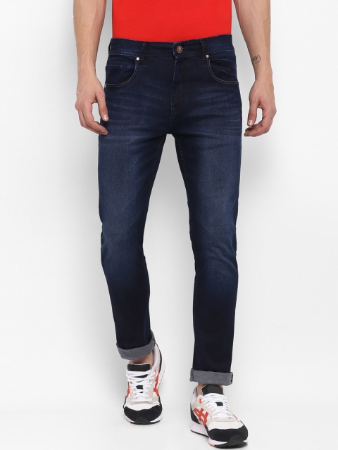 

SWISS MILITARY Men Navy Blue Skinny Fit Mid-Rise Clean Look Stretchable Jeans