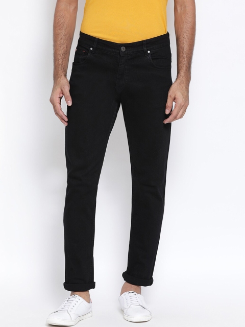 

SWISS MILITARY Men Black Regular Fit Mid-Rise Clean Look Stretchable Jeans