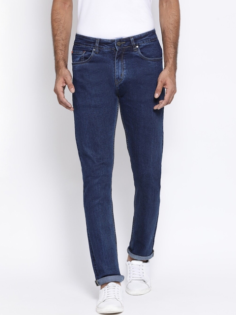 

SWISS MILITARY Men Navy Blue Regular Fit Mid-Rise Clean Look Stretchable Jeans