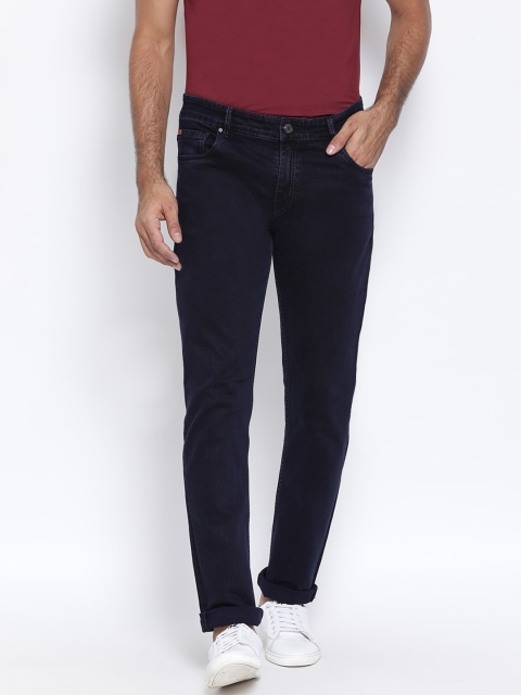 

SWISS MILITARY Men Navy Blue Regular Fit Mid-Rise Clean Look Stretchable Jeans