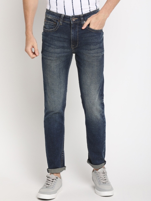 

Pepe Jeans Men Blue Slim Fit Mid-Rise Clean Look Stretchable Jeans