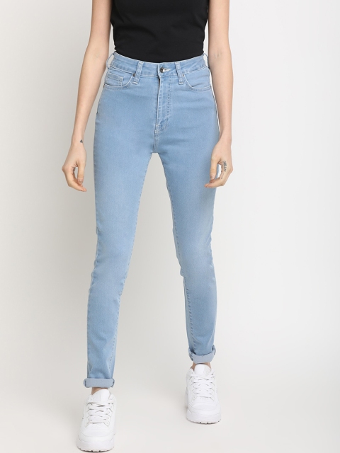 

Pepe Jeans Women Blue Skinny Fit High-Rise Clean Look Jeans