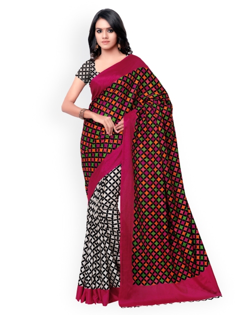 

Saree mall Multicoloured Art Silk Printed Saree, Multi