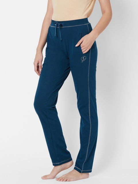 

Sweet Dreams Women Navy Blue Solid Relax Fit Lounge Pants