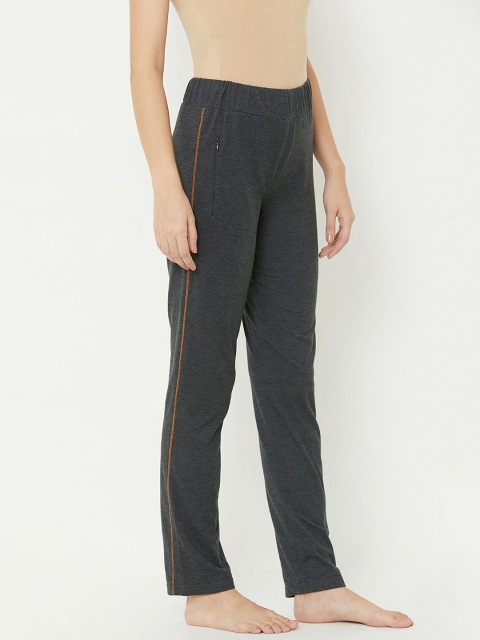 

Sweet Dreams Women Charcoal Grey Melange Lounge Pants