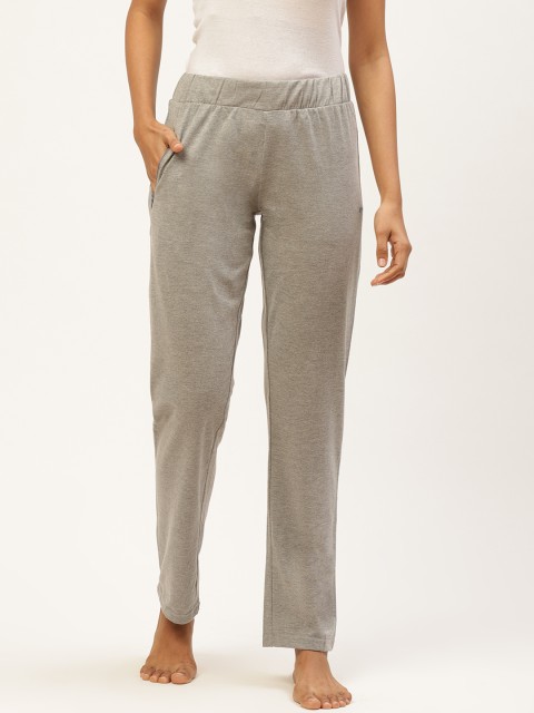 

Sweet Dreams Women Grey Melange Solid Lounge Pants