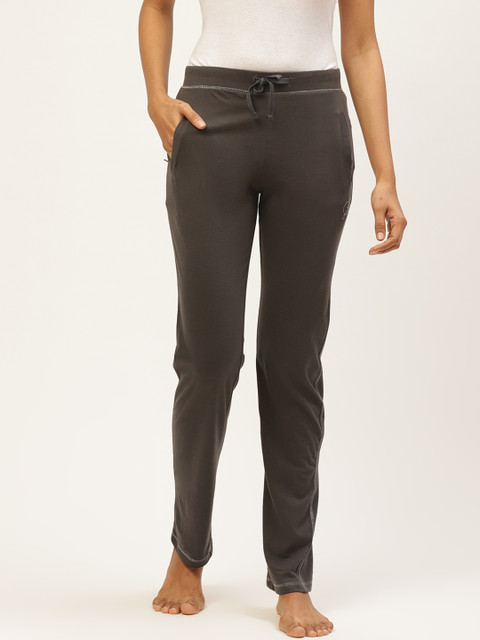 

Sweet Dreams Women Charcoal Grey Relax Fit Solid Lounge Pants