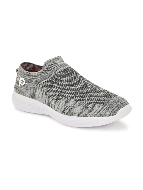

Provogue Men Grey Woven Design Slip-On Sneakers