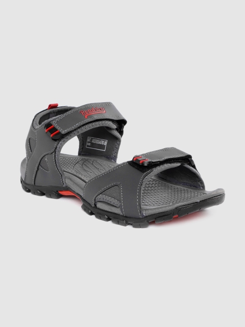 

Roadster Men Charcoal Grey Sports Sandals