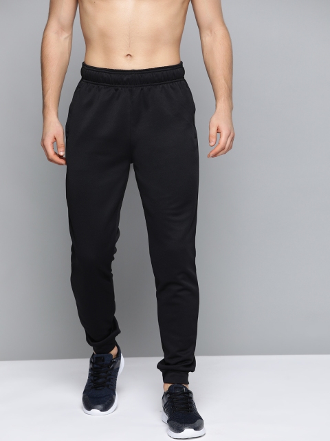 

HRX by Hrithik Roshan Men Jet Black Solid Regular Fit Rapid-Dry Running Joggers