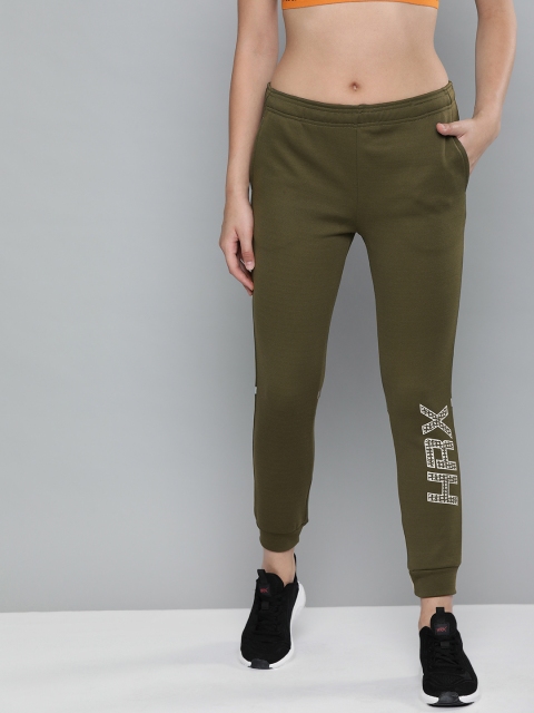 

HRX by Hrithik Roshan Women Burnt Olive Solid Regular Fit Rapid-Dry Running Track Pants