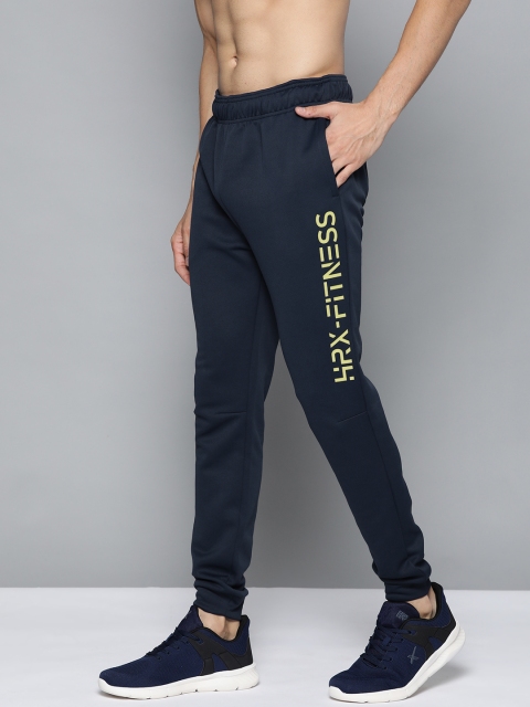 Men Medieval Blue Solid Regular Fit Rapid-Dry Training Joggers