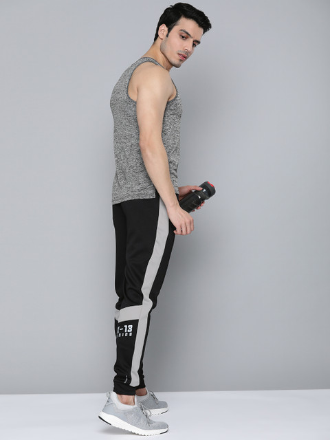 

HRX by Hrithik Roshan Men Jet Black Solid Regular Fit Rapid-Dry Training Joggers