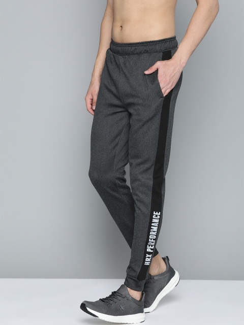 

HRX by Hrithik Roshan Men Anthra Melange Solid Slim Fit Rapid-Dry Training Joggers, Charcoal