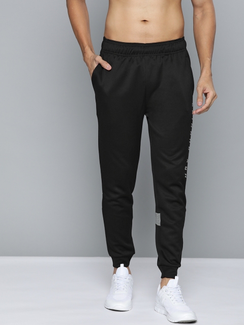 

HRX by Hrithik Roshan Men Jet Black Solid Regular Fit Rapid-Dry Running Joggers