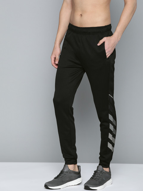 

HRX by Hrithik Roshan Men Jet Black Solid Slim Fit Rapid-Dry Running Joggers