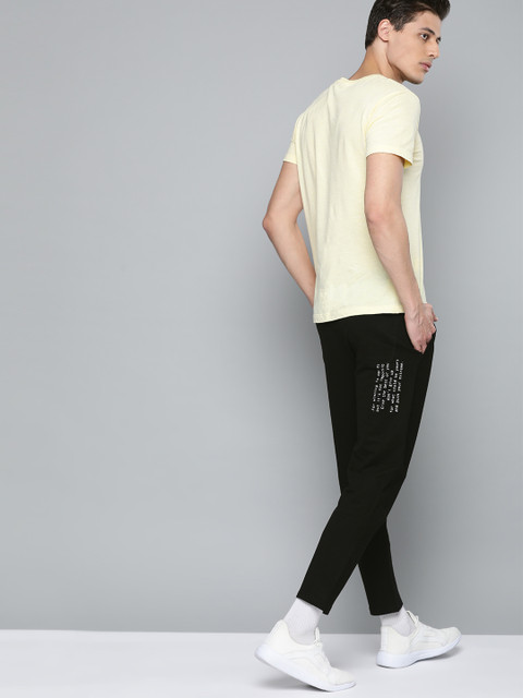 

HRX by Hrithik Roshan Men Jet Black Solid Bio-Wash Antimicrobial Lifestyle Track Pants