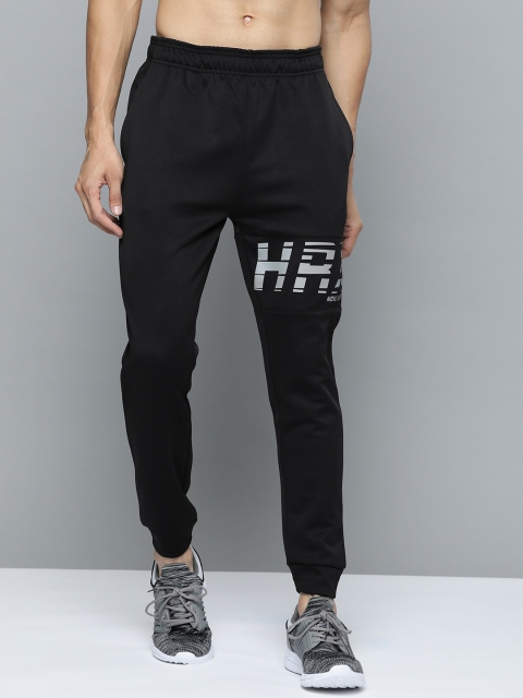 

HRX by Hrithik Roshan Men Jet Black Solid Slim Fit Rapid-Dry Running Joggers
