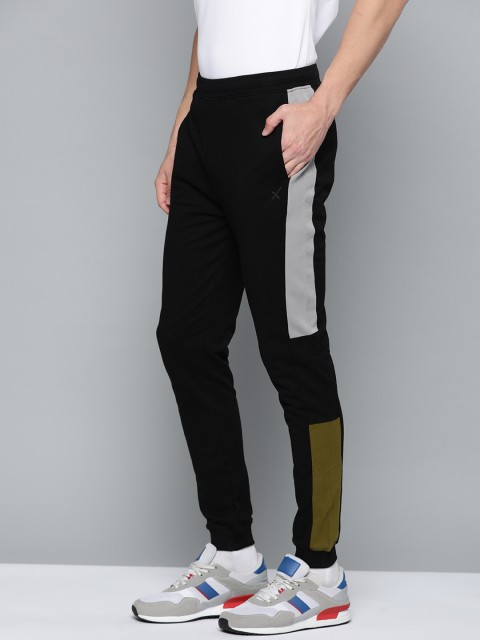 

HRX by Hrithik Roshan Men Jet Black Solid Bio-Wash Antimicrobial Lifestyle Track Pants
