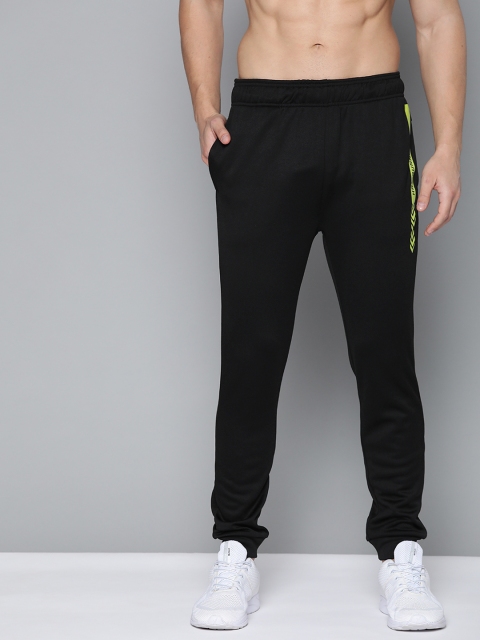 

HRX by Hrithik Roshan Men Jet Black Solid Slim Fit Rapid-Dry Running Joggers