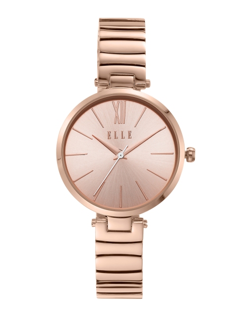 

ELLE Women Rose Gold-Toned Elyse Analogue Watch ELL25009