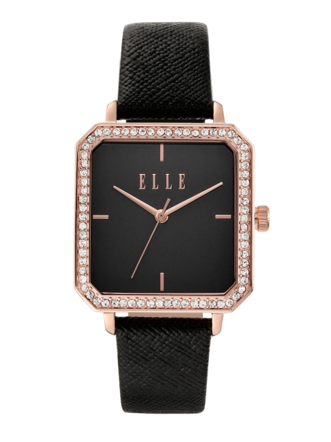 

ELLE Women Black Analogue Watch ELL25025