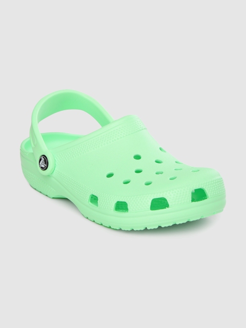 

Crocs Unisex Green Solid Sandals