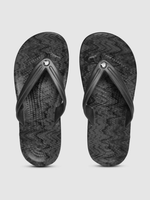 

Crocs Unisex Grey Solid Crocband Cardio Wave Thong Flip-Flops