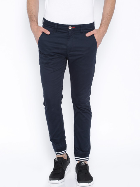 

Being Human Clothing Navy Jogger Trousers, Navy blue