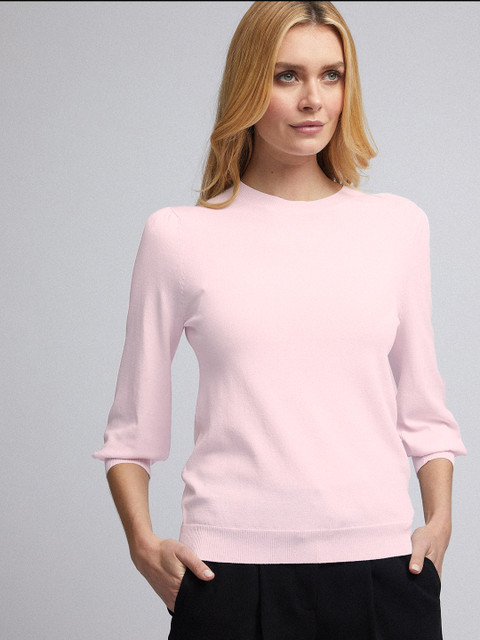 

DOROTHY PERKINS Women Pink Solid Pullover